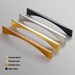 3.8'' Hole Center Modern Cabinet Pull Polished