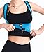 ISEYMI Women's Slimming Vest Hot Sweat Body Shaper Shirt for Weight Loss Sauna Tank Top Neoprene Vest with Zipper