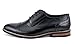 Bruno HOMME MODA ITALY PRINCE Men's Classic Modern Oxford Wingtip Lace Dress Shoes,PRINCE-5-BLACK,9 D(M) US