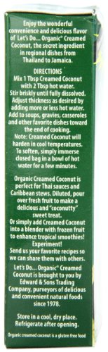 Let's Do Organic Creamed Coconut, 7 Ounce Box (Pack of 6) - Thumbnail 5