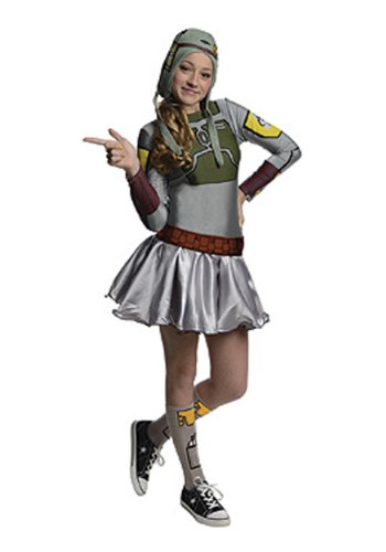 Star Wars Boba Fett Tween Costume Dress, Medium - Funtober