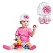 Babygifts Adorable Knit Hat and Socks For Baby Girl, Adorable Baby Girl Gift, 0-6 Months Old Baby Girl, Top Baby Girl Shower Gifts