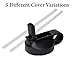 WaterFit Straw Lid - Cap For Hydro Flask Wide Mouth Sport Water Bottles & Two Plastic Straws - Hydro Sports Straw Cap Lid 18oz, 32oz, 40oz & 64oz