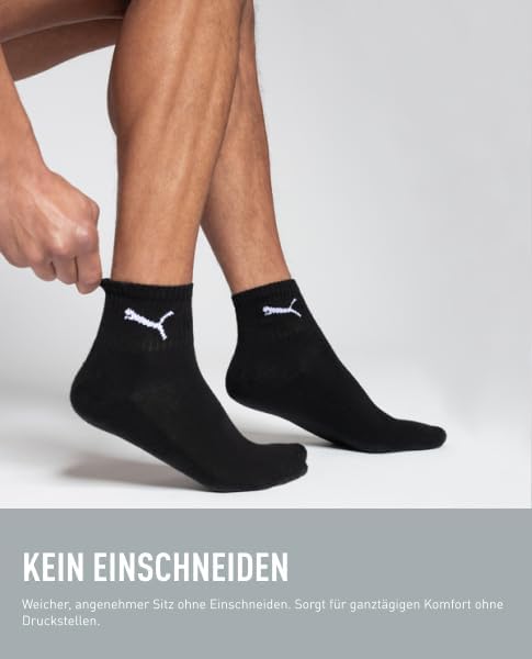 Mixte Short Chaussettes, Noir, 43-46 EU