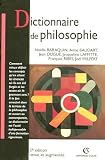 Dictionnaire de philosophie (French Edition) by