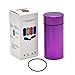 Stash Jar - Airtight Water Proof/ Smell Proof Aluminum Herb Container Bottle (PURPLE) primary