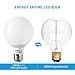 TORCHSTAR G25 LED Globe Light Bulbs, Dimmable, 2700K Soft White, Vanity Light Bulb, UL & Energy Star Listed, E26 Base, Pack of 6