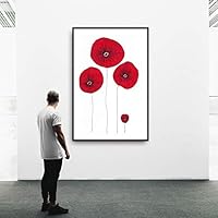 Framed Canvas Wall Art Beautiful Leaves Canvas Prints Home Artwork Decoration for Living Room,Bedroom - 16x24 inches