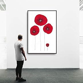 signwin Framed Canvas Wall Art Beautiful Leaves Canvas...