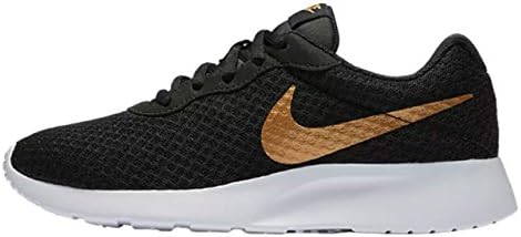 ナイキ Nike ウィメンズ タンジュン 004 ブラック 29 信憑 メタリックゴールド レディース