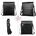 Alena Culian Business Man Bag Classic Plaid Design Men Messenger Bag Shoulder Bag(black)