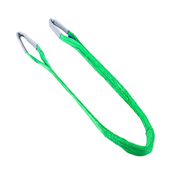 Safetytex Hebeband - Hochwertiger Hebegurt aus Polyester - Tragkraft wÃ¤hlbar - DIN EN 1492-1 - Schmale Rundschlinge - Flexibel und Sicher (2000 kg / 2 Tonnen / 2 Meter) – Bild 3