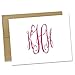 Personalized Large Monogram Notecard Set with Envelopes - Monogrammed Notecards - Notecard Gift Set