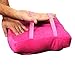 GoGo Travel Pillow for Ipad Tablet Holder, Airplane Neck Pillow, Multi functional 3 in 1 Cushion Lap Desk for On The Go or at Home - Train, Car, Bus, Plane or in Bed - Great Gift for Kids (pink)