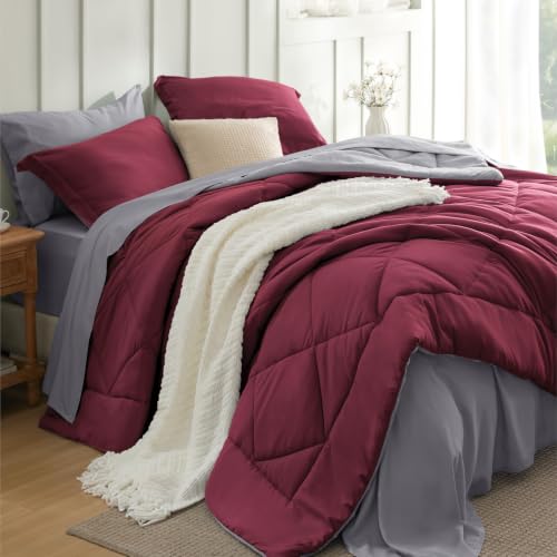Bedsure California King Comforter Set Reversible
