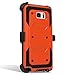 Note 5 Case, Galaxy Note 5 Case, BENTOBEN [Kickstand] Heavy Duty Rugged Hybrid Dual Layer Combo Full-Body Protective Case with Swivel Belt Clip Holster Kickstand for Samsung Galaxy Note 5 (Orange)