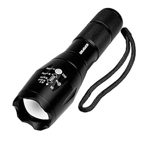 Orader Led 懐中電灯 ライト 強力 軍用 最強 超高輝度 ズーム式5モード 高性能ハンディライト 単4電池 対応 アウトドア 防水 防犯 防災 予想以上の明るさ 災害前に欲しかったです