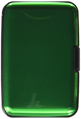 MECO(TM) Waterproof Business Id Credit Card Wallet Holder Aluminum Metal Case Box (Green)