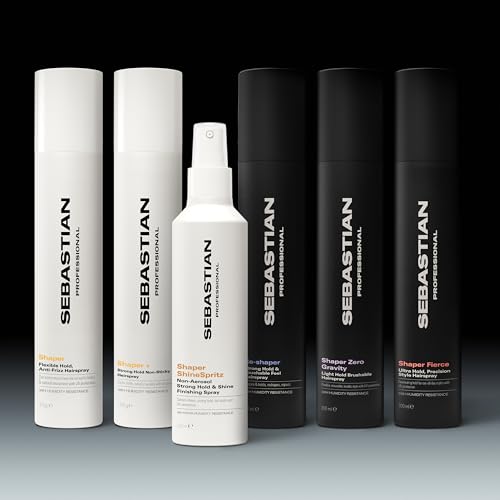 Sebastian Professional Shaper Classic Hairspray, 80 VOC% | Flexible to Medium Hold | Brushable with Control | Packaging May Vary