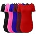 SlickBlue Womens Side-Split Cropped Top Cotton Beach Casual Mini Dress T-Shirt