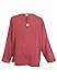 LOFBAZ T-Shirt for Men Beach Shirts Mens Hippie Clothing Yoga Tunic Pirate Clothes Summer Vest Renaissance Indian Kurta Long Sleeve Red Large