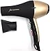 ADVANCED INFRARED CERAMIC HAIR DRYER - Professional Ionic Blow Dryer with Long-Life Salon A/C Motor, 3 Temps - Very Hot, Hot, Cool AND Instant Cool Shot Button, 1900W 8’ Cord, Velvet Pouch