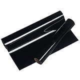 VINYL FROG 0.8x5' PU Black Iron On Heat Transfer Vinyl Rolls HTV