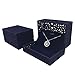 DesignSter Hollow Royal Blue Velvet Jewelry Long Necklace Box – Chain Pendant Display Organizer Gift Box