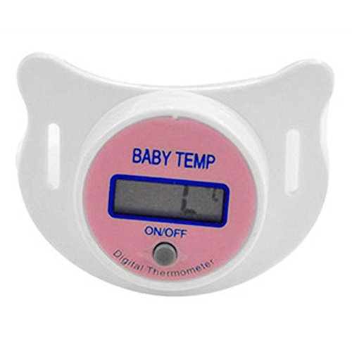 Infant Girls Nipple Thermometer Medical Silicone Pacifier Color Random
