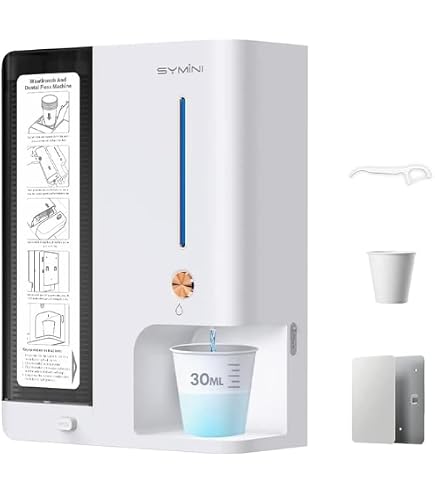 Amazon.com: SYMINI Automatic Mouthwash Dispenser, Rechargeable