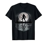 Werewolf Under A Full Moon Howling Tee Scary Gift