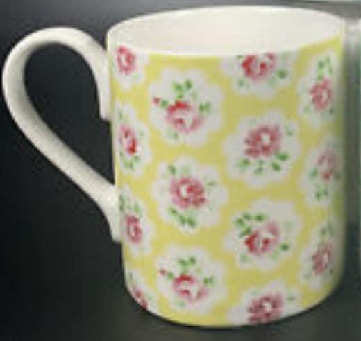 Cath Kidston Yellow Provence Rose Larch Mug