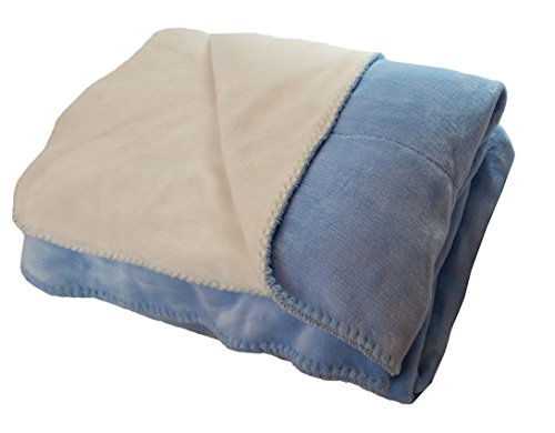 FASCIINO Super Soft Plush Velour Mink Borrego Blanket ...