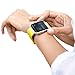 Fitbit Blaze Accessories Classic Band Large, UMTele Soft Silicone Replacement Sport Strap Band with Quick Release Pins for Fitbit Blaze Smart Fitness Watch Yellow, Frame Not Included (6.7