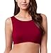 Second Base Demi Cami - Janet Women's L Red Wine