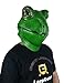 LarpGears Novelty Halloween Costume Frog Latex Mask Animal Mask Adult Size Green