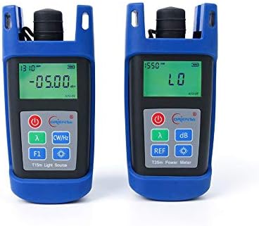 ORIENTEK 1 Set Fiber Optic Power Meter + Fiber Optical Light Source SM 1310/1550nm FTTH Test Tool OPM OLS