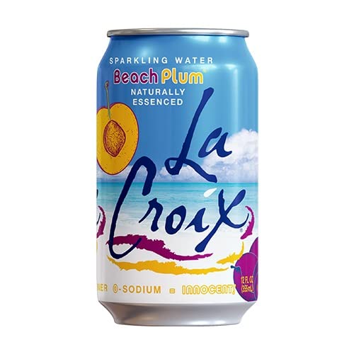 LACROIX SPARKLING WATER, BEACH PLUM, 12 FL OZ (PACK OF 8)