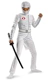 Disguise Boys GI Joe Movie Storm Shadow Light Up Deluxe Muscle Costume, Medium/7-8