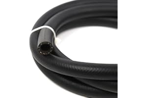 CHOIMOON 1/4 Oil Cooler Hose High-Pressure Push Lock Hose For Gas, Diesel, Biodiesel Fuel, Engine Oil, Hydraulic - Oil & Fuel Resistant, High-Temperature Tolerance 10FT