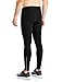 BALEAF Men's Padded Long Bicycle Pants Cycling Compression Tights Black Size XL