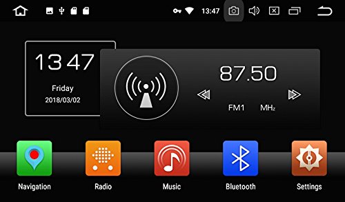 KUNFINE Android 8.0 Otca Core 4GB RAM Car DVD GPS Navigation Multimedia Player Car Stereo for Toyota Prius 2009 2010 2011 2012 2013 2014 Left Driving Steering Wheel Control 3G WiFi Bluetooth Free Map - Thumbnail 2