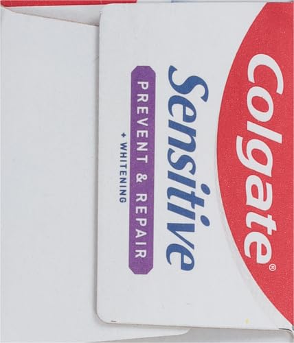COLGATE SENSITIVE TOOTHPASTE, PREVENT AND REPAIR , MINT PASTE FORMULA, 6 OUNCE (1 PACK)