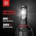 AUXITO Automobile 9005 (HB3) LED Headlight Bulbs 72W 8000Lms Per Pair Super Bright 6500K Cool White All-in-One High Beam Conversion Kit