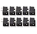 FolioGadgets 10-Pack 3-Pin 3.5mm x 1.35mm Female DC Power Jack Socket Connector for PCB Mount