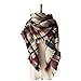 Women's Scarves Wraps Warm Blanket Scarf Shawl Winter Plaid Scarfs for Women