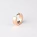 Adecco LLC Men Women 316L Stainless Steel Unique Small Hoop Earrings Huggie Ear Piercings Hypoallergenic (rose gold)
