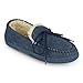 Boston Traveler Mens Faux Suede Mocassin Slippers