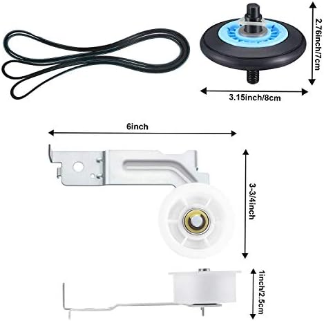 Erus Dryer Repair Kit Replacement Samsung Dryer Belt Maintenance Kit Include Dc97 16782a Roller 6602 001655 Drum Belt Dc93 00634a Idler Pulley Replace Ap5325135 Ap4373659 Ap6038887 Ps4221885 Ps4133825 Amazon Ae