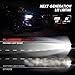 OPT7 FluxBeam Choice H11 LED Headlight Kit w/Clear ARC-LENS Beam Bulbs - 60w 7,000Lm 6K Bright White CREE